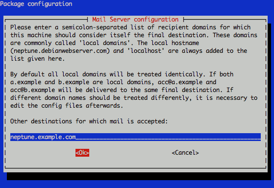 Exim destination domains configuration on Debian 6.